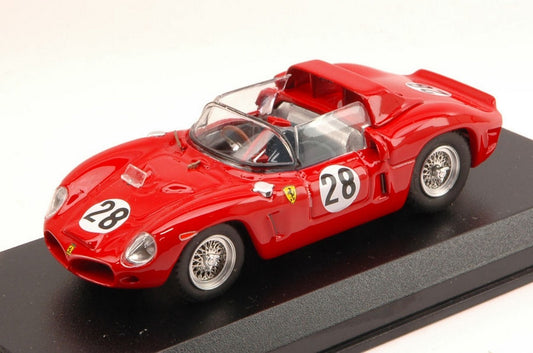 SCALE MODEL COMPATIBLE WITH FERRARI DINO 246 SP N.28 26th LM 1962 R.RODRIGUEZ-P.RODRIGUEZ 1:43 ART MODEL AM0042