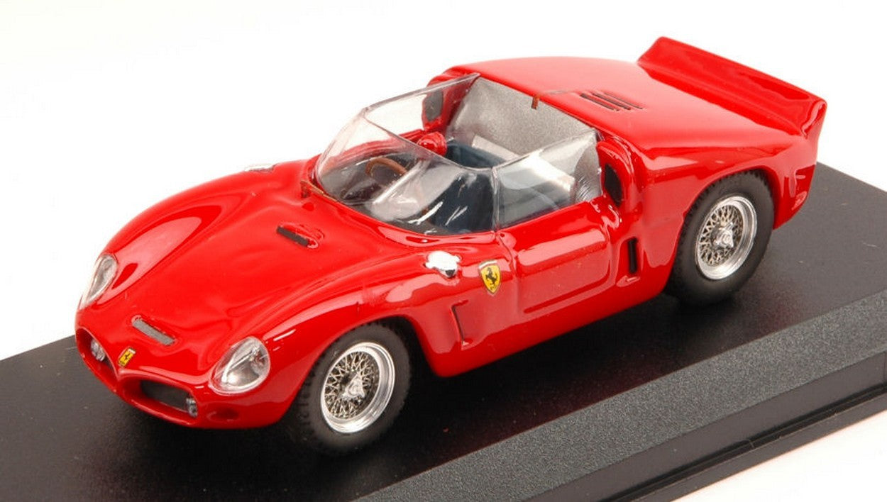 SCALE MODEL COMPATIBLE WITH FERRARI DINO 246 SP PROVA 1961 RED (NEW RESIN) 1:43 ART MODEL AM0259
