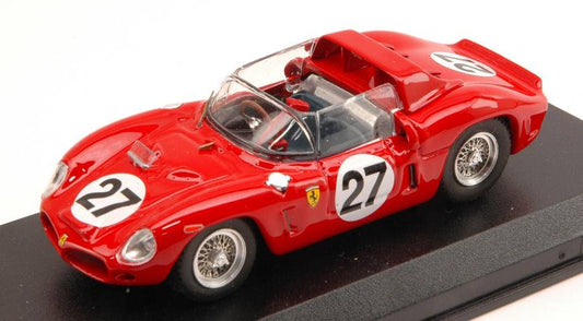SCALE MODEL COMPATIBLE WITH FERRARI DINO 268 SP N.27 24 h LE MANS 1962 BAGHETTI-SCARFIOTTI 1:43 ART MODEL AM0212