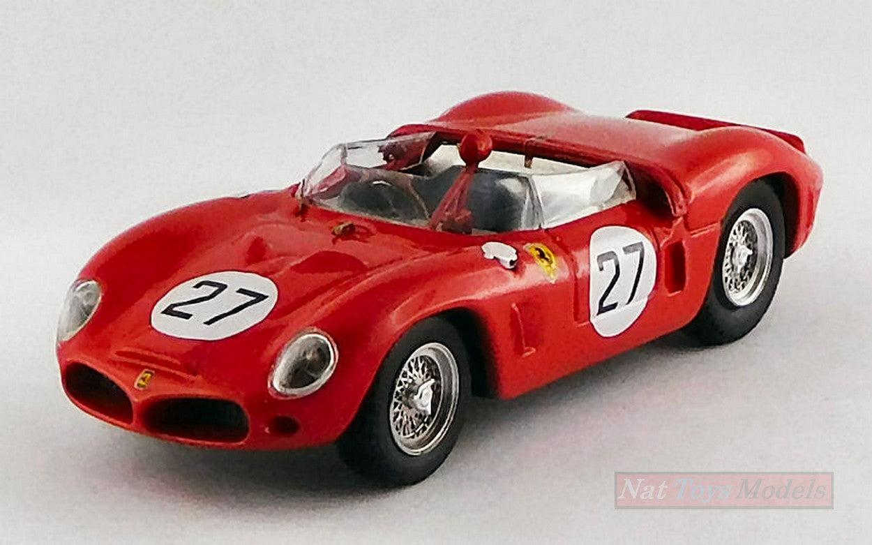 SCALE MODEL COMPATIBLE WITH FERRARI DINO 268 SP N.27 50th ANNIV.1st VITTORIA FERRARI 1947 1:43 ART MODEL AM0373