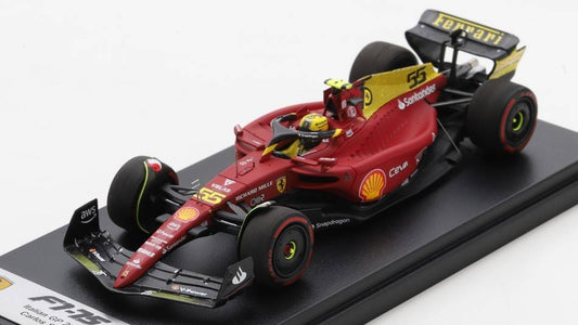 SCALE MODEL COMPATIBLE WITH FERRARI F1-75 N.55 4th ITALIAN GP 2022 C.SAINZ 1:43 LOOKSMART LSF1046