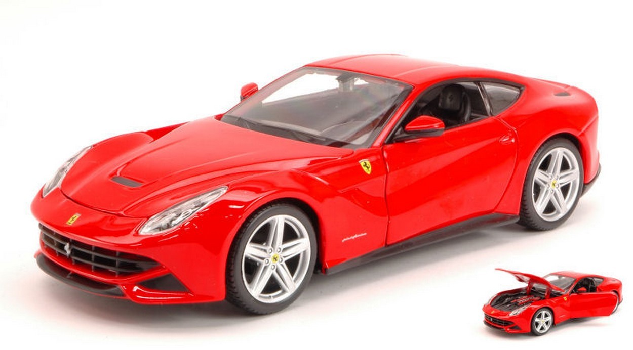 SCALE MODEL COMPATIBLE WITH FERRARI F12 BERLINETTA 2012 RED 1:24 BURAGO BU26007R