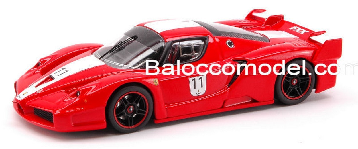 SCALE MODEL COMPATIBLE WITH FERRARI FXX 2005 RED SCUDERIA 1:43 HOT WHEELS HWN5607