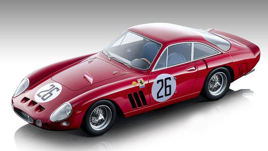 SCALE MODEL COMPATIBLE WITH FERRARI GTO LMB N.26 LE MANS 1963 NART GREGORY/PIPER 1:18 TECNOMODEL TMD1890G