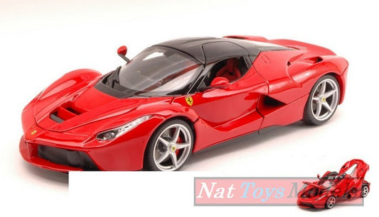 SCALE MODEL COMPATIBLE WITH FERRARI LA FERRARI 2013 RED SIGNATURE 1:18 BURAGO BU16901R
