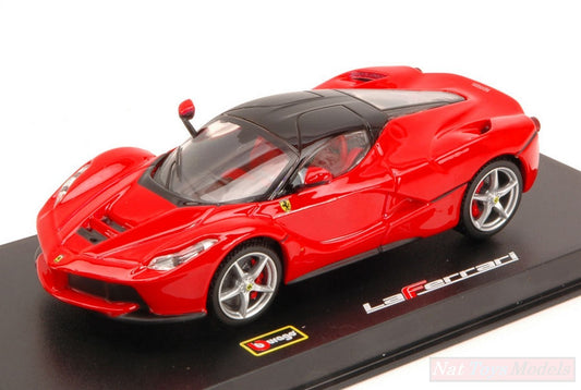 SCALE MODEL COMPATIBLE WITH FERRARI LA FERRARI 2013 RED SIGNATURE 1:43 BURAGO BU36902R