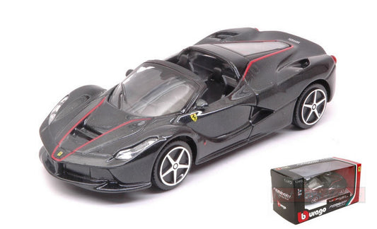 SCALE MODEL COMPATIBLE WITH FERRARI LA FERRARI APERTA BLACK 1:43 BURAGO BU36031BK