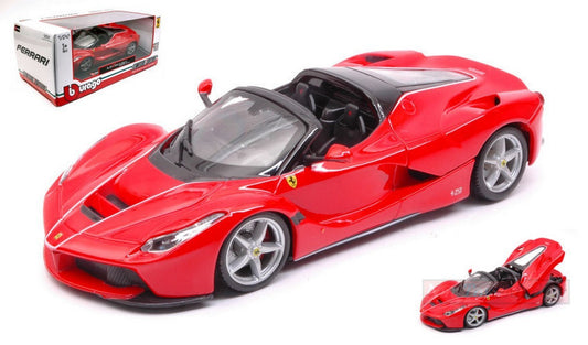 SCALE MODEL COMPATIBLE WITH FERRARI LA FERRARI APERTA RED 1:24 BURAGO BU26022R