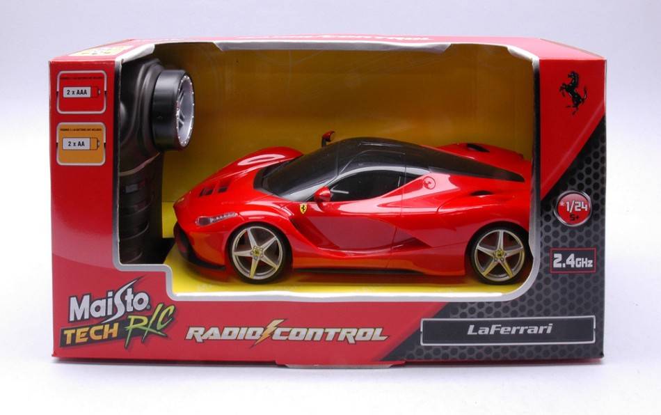 SCALE MODEL COMPATIBLE WITH FERRARI LA FERRARI RADIO CONTROL 1:24 MAISTO MI81530R