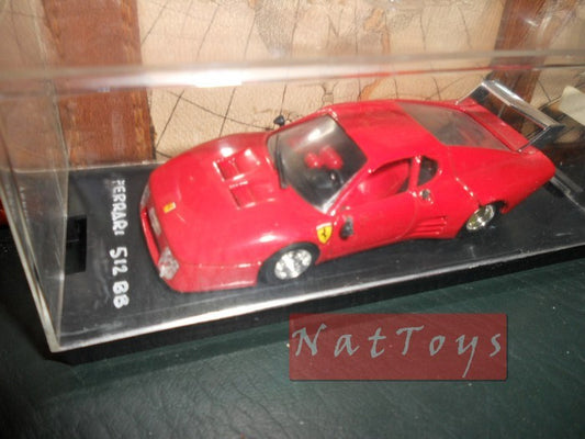 modellino IN SCALA COMPATIBILE CON Ferrari Racing 512 BB Red 1:43 BRUMM DIE CAST