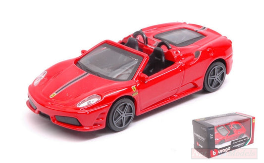 SCALE MODEL COMPATIBLE WITH FERRARI SCUDERIA SPIDER 16M RED 1:43 BURAGO BU31106R