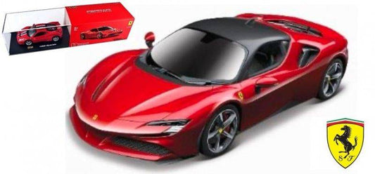 SCALE MODEL COMPATIBLE WITH FERRARI SF 90 STRADALE RED SIGNATURE SERIES 1:43 BURAGO BU36911
