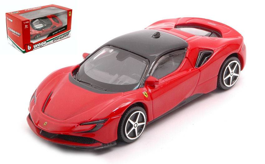 SCALE MODEL COMPATIBLE WITH FERRARI SF90 HYBRID STRADALE 2019 1:43 BURAGO BU36053R