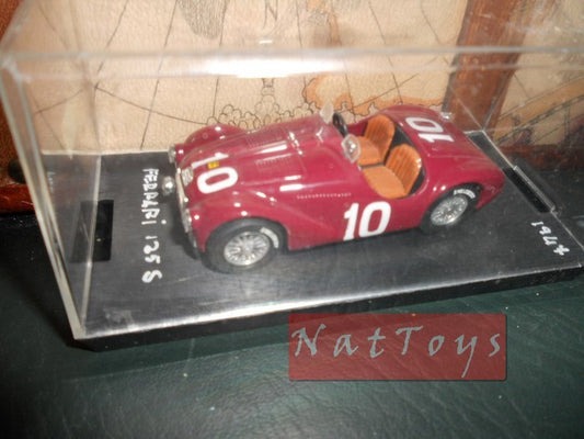 modellino IN SCALA COMPATIBILE CON Ferrari Sport 125 S 1947 n.10 lino 1:43 BRUMM DIE CAST