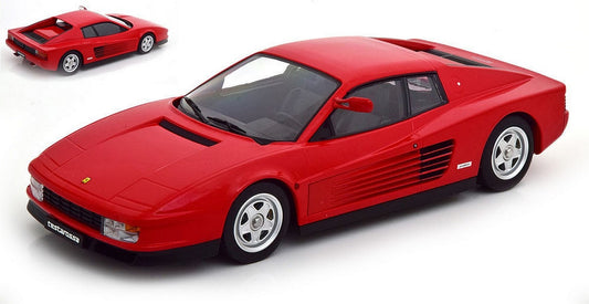 MODÈLE RÉDUIT COMPATIBLE AVEC FERRARI TESTAROSSA MIROIR SIMPLE 1984 ROUGE 1:18 KK ÉCHELLE KKDC180501