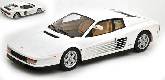 SCALE MODEL COMPATIBLE WITH FERRARI TESTAROSSA SINGLE MIRROR 1984 WHITE 1:18 KK SCALE KKDC180502