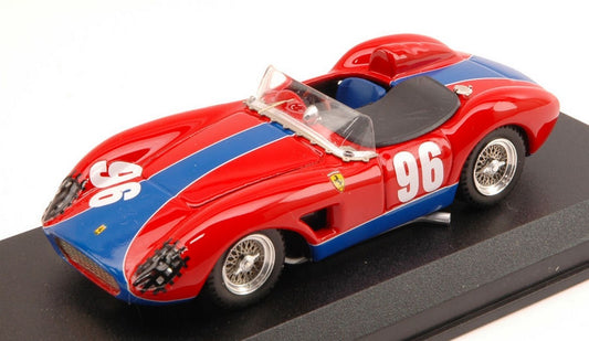 SCALE MODEL COMPATIBLE WITH FERRARI TRC 500 N.96 WINNER 3H SEBRING 1958 CUNNINGHAM 1:43 ART MODEL AM0172