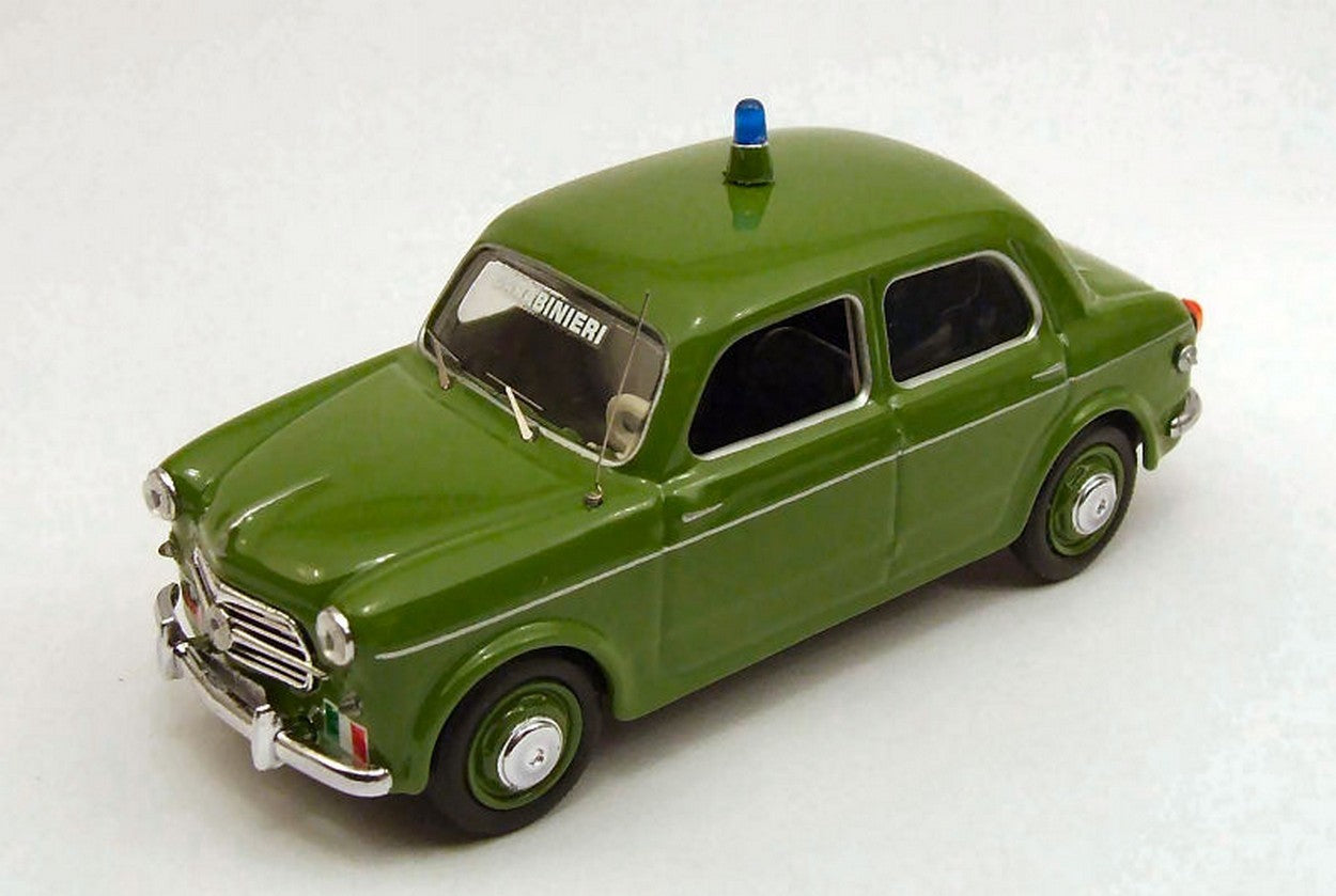 SCALE MODEL COMPATIBLE WITH FIAT 1100/103 AND CARABINIERI 56 1:43 RIO RI4277