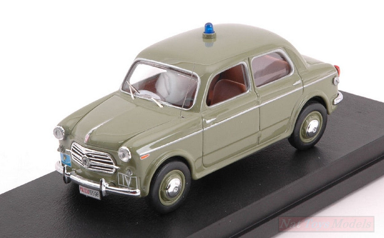 SCALE MODEL COMPATIBLE WITH FIAT 1100/103 POLIZIA 1954 1:43 RIO RI4587