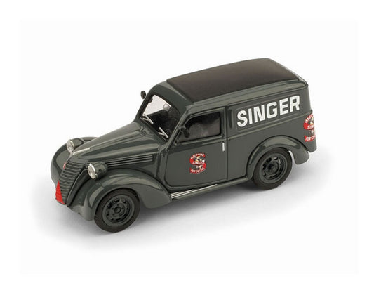SCALE MODEL COMPATIBLE WITH FIAT 1100 VAN 1950 SINGER 1:43 BRUMM BM0541