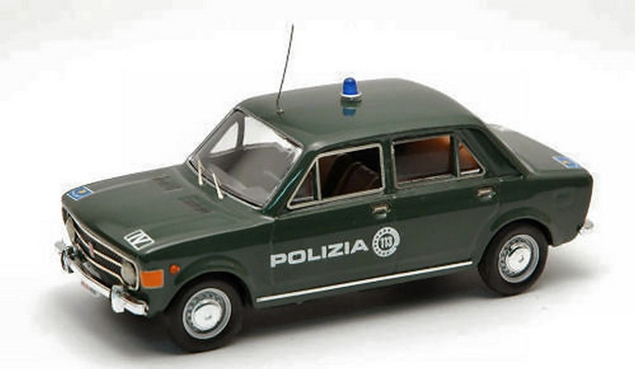 SCALE MODEL COMPATIBLE WITH FIAT 128 4 DOORS POLIZIA 1969 1:43 RIO RI4182