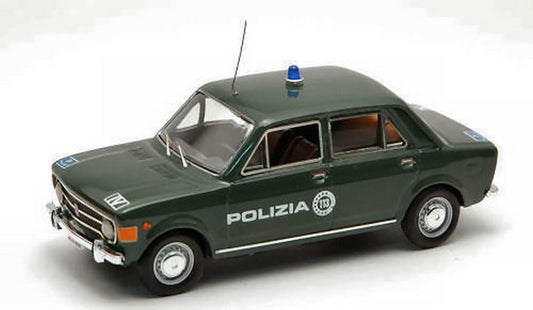 SCALE MODEL COMPATIBLE WITH FIAT 128 4 DOORS POLIZIA 1969 1:43 RIO RI4182