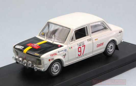 SCALE MODEL COMPATIBLE WITH FIAT 128 N.97 ELBA RALLY 1972 M.AVENOSO-P.DINUNZIO 1:43 RIO RI4228