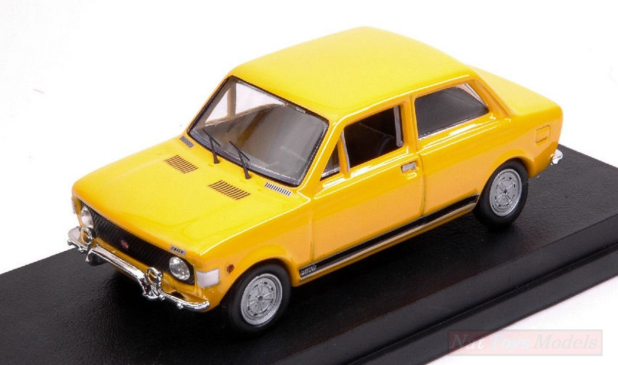 SCALE MODEL COMPATIBLE WITH FIAT 128 RALLY 1971 YELLOW 1:43 RIO RI4220