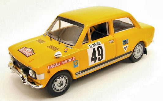 SCALE MODEL COMPATIBLE WITH FIAT 128 RALLY N.49 21th MONTE CARLO 1972 P.LIER-JPFRATTINI 1:43 RIO RI4230