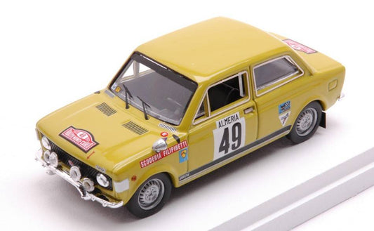 MODELE REDUIT COMPATIBLE AVEC FIAT 128 RALLYE N.49 RALLYE DE MONTE CARLO 1972 LIER-FRATTINI 1:43 RIO RI4690