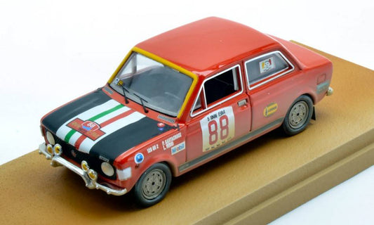 MODÈLE RÉDUIT COMPATIBLE AVEC FIAT 128 RALLYE N.88 RALLYE D'ELBE 1972 SANTACROCE-VERSI 1:43 RIO RI4672