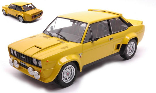 SCALE MODEL COMPATIBLE WITH FIAT 131 ABARTH 1980 YELLOW 1:18
 IXO MODEL 18CMC128