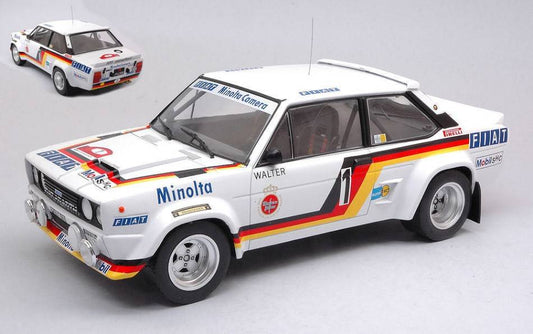 MODÈLE RÉDUIT COMPATIBLE AVEC FIAT 131 ABARTH N.1 RALLYE HUNSRUCK 1979ROHRL/GEISTDORFER 1:18 IXO MODEL 18RMC077.20