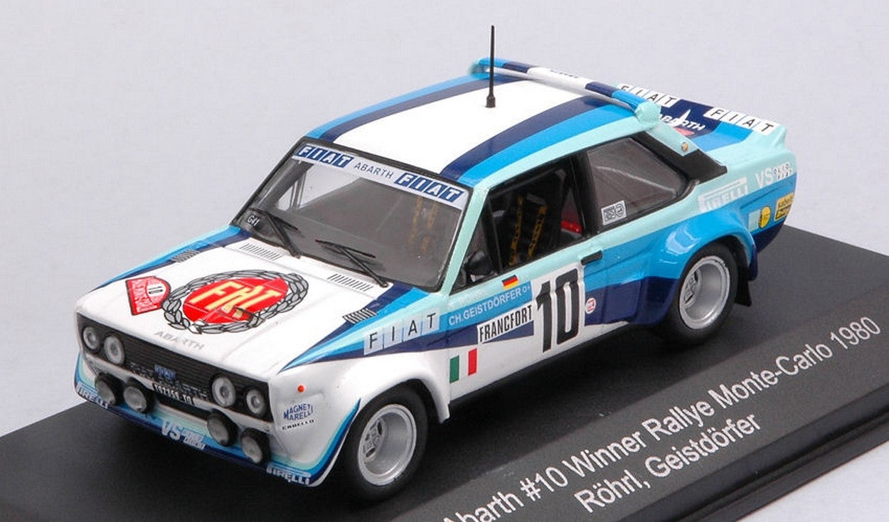 MODELLINO IN SCALA COMPATIBILE CON FIAT 131 ABARTH N.10 WINNER R.MONTE CARLO 1980 ROHRL-GEISTDORFER 1:43 CMR CLASSIC MODEL REPLI