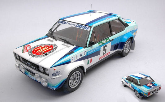 SCALE MODEL COMPATIBLE WITH FIAT 131 ABARTH N.5 RALLY PORTUGAL 1980 ROHRL-GEISTDORFER 1:18 IXO MODEL 18RMC053B