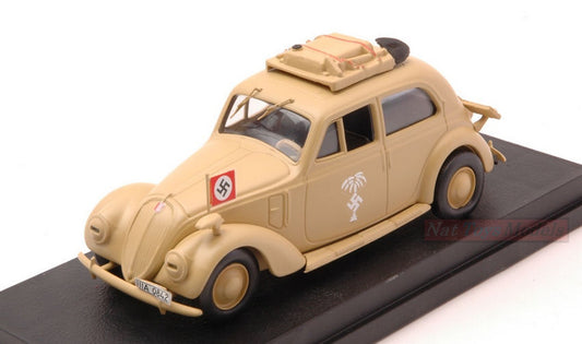 SCALE MODEL COMPATIBLE WITH FIAT 1500 DEUTSCHE AFRIKAGORPS SERVICE 1941 1:43 RIO RI4551