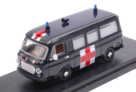 MODELLINO IN SCALA COMPATIBILE CON FIAT 238 AMBULANZA CARABINIERI 1:43 RIO RI414108