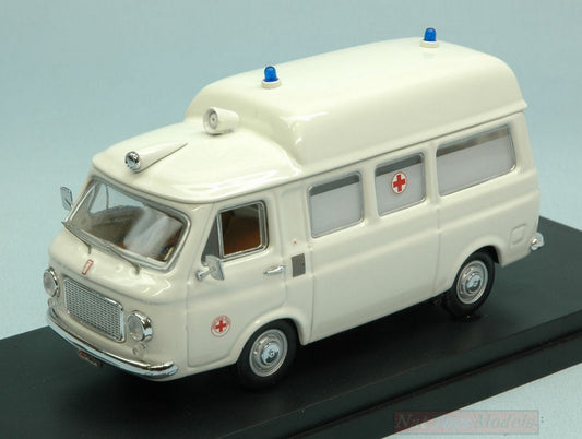 SCALE MODEL COMPATIBLE WITH FIAT 238 AMBULANZA TETTO ALTO 1970 1:43 RIO RI4521