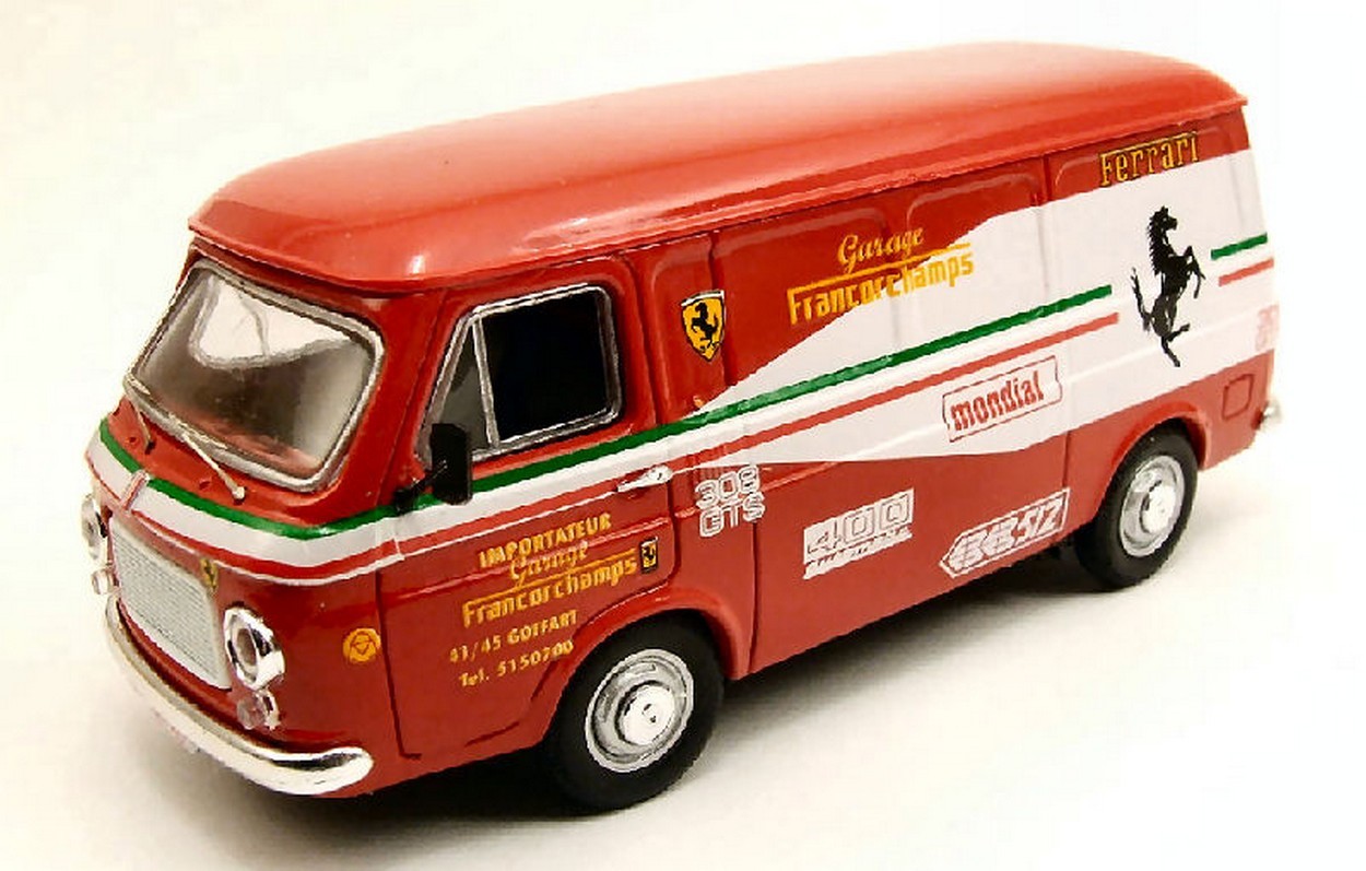 SCALE MODEL COMPATIBLE WITH FIAT 238 GARAGE FRANCORCHAMPS 1972 1:43 RIO RI4242