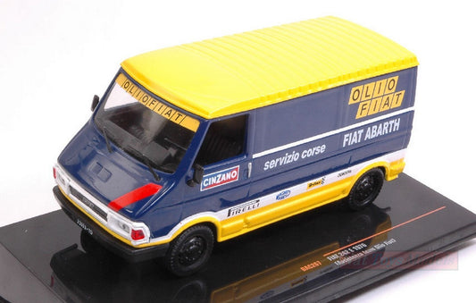 MODELLINO IN SCALA COMPATIBILE CON FIAT 242 E OLIO FIAT 1976 RALLY SERVICE 1:43 IXO MODEL RAC267
