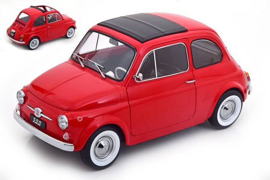 MODELLINO IN SCALA COMPATIBILE CON FIAT 500 1968 RED 1:12 KK SCALE KKDC120031