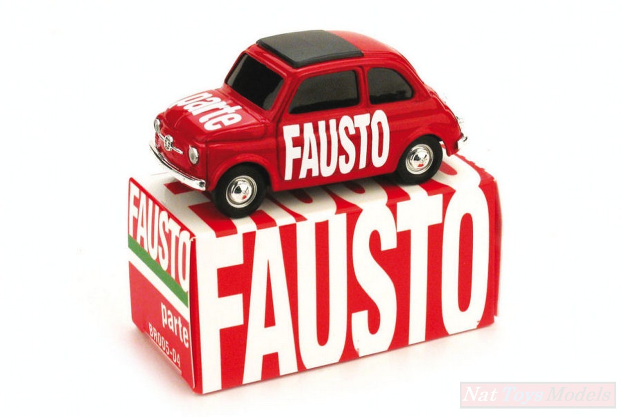 MODELLINO IN SCALA COMPATIBILE CON FIAT 500 FAUSTO 2008 1:43  BRUMM BMBR05-04