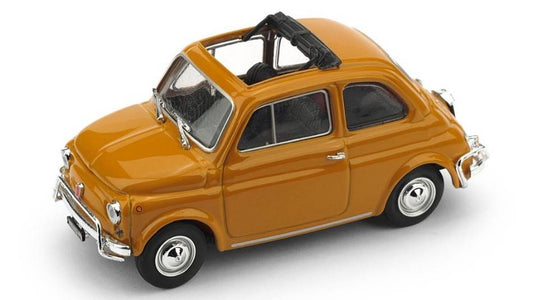 SCALE MODEL COMPATIBLE WITH FIAT 500 L 1968-72 OPEN POSITANO YELLOW 1:43 BRUMM BM0464-04