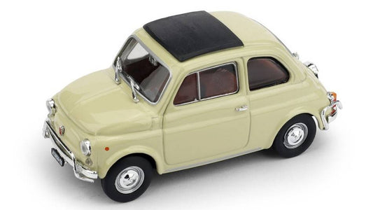 SCALE MODEL COMPATIBLE WITH FIAT 500 L 1968-72 CLOSED ANTIQUE IVORY 1:43 BRUMM BM0465-13