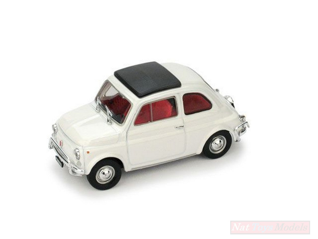 SCALE MODEL COMPATIBLE WITH FIAT 500 L 1968-72 CLOSED WHITE AURORA 1:43 BRUMM BM0465-03
