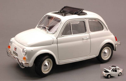 SCALE MODEL COMPATIBLE WITH FIAT 500 L 1968 WHITE 1:18 BURAGO BU12035W