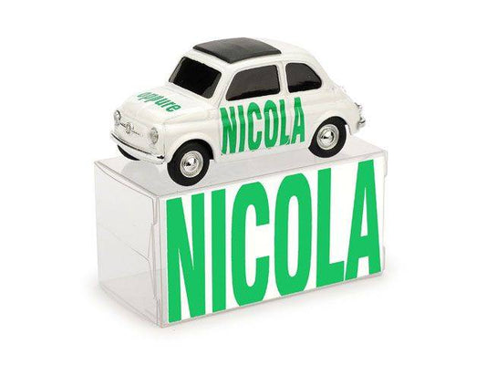 MODELLINO IN SCALA COMPATIBILE CON FIAT 500 NICOLA "OPPURE" 1:43 BRUMM BMBR026
