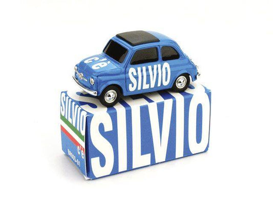 MODELLINO IN SCALA COMPATIBILE CON FIAT 500 SILVIO 2008 1:43 BRUMM BMBR005-01