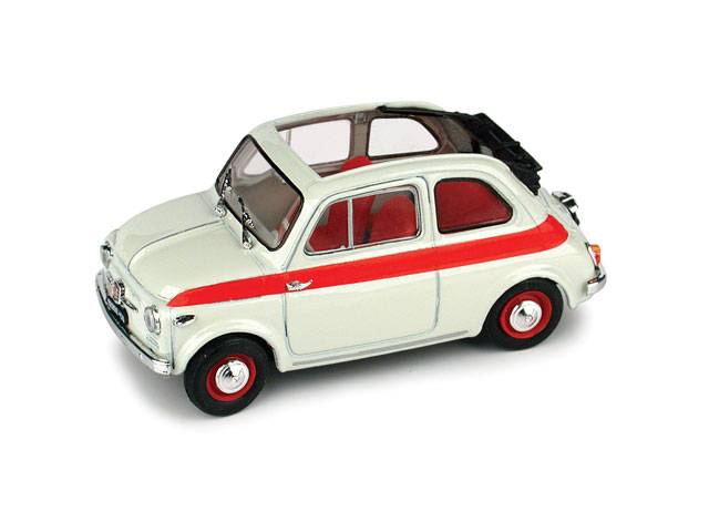SCALE MODEL COMPATIBLE WITH FIAT 500 SPORT APERTA 1957 1:43 BRUMM BM0347