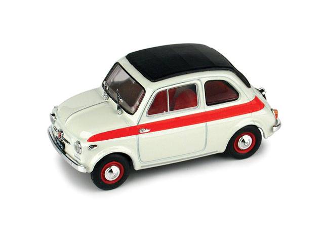 MODELLINO IN SCALA COMPATIBILE CON FIAT 500 SPORT CHIUSA 1957 1:43 BRUMM BM0348